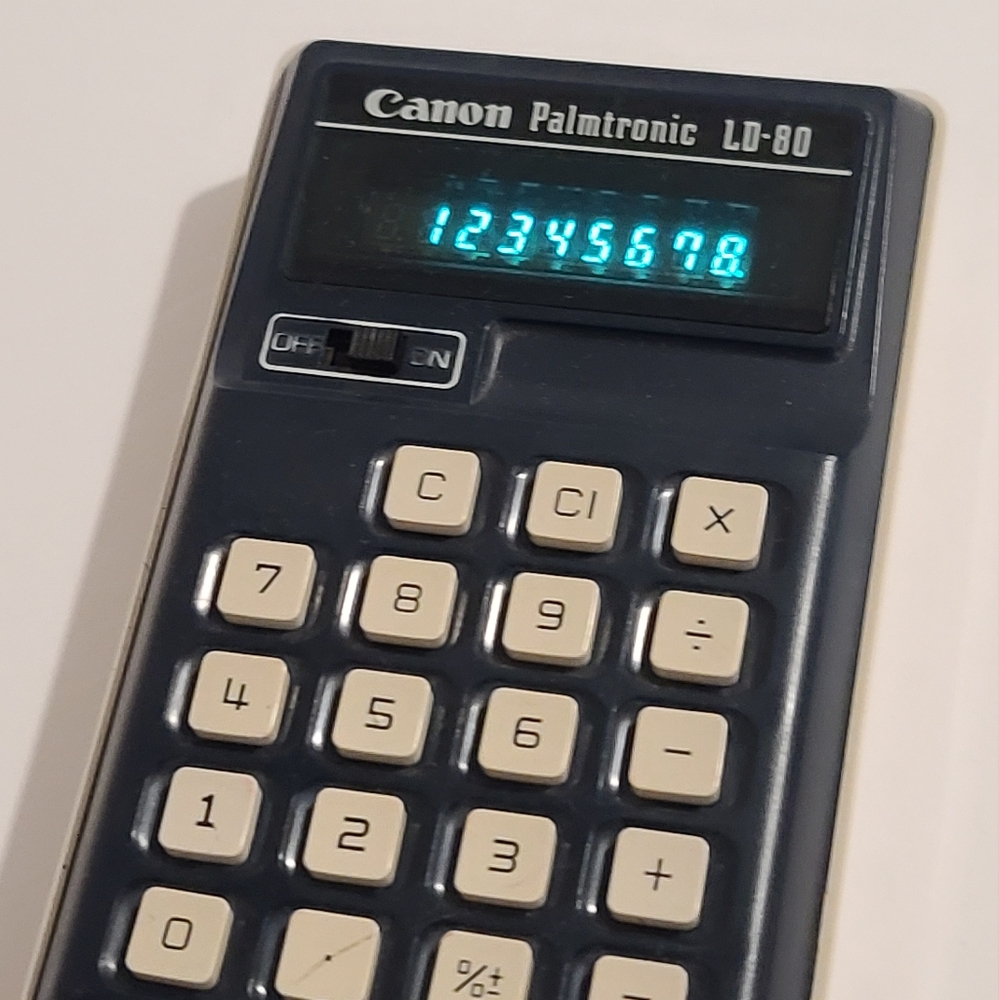 Vintage Canon palmatronic LD-80 calculator - Picture 3 of 7